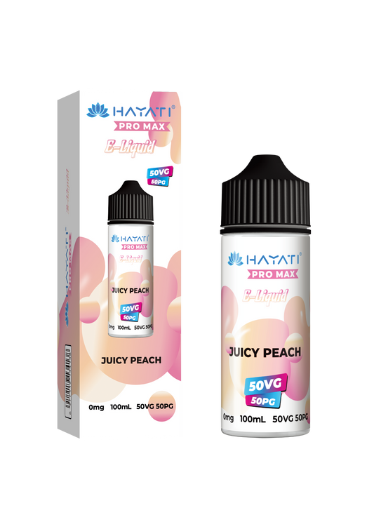 Hayati 50/50 E-Liquid - Juicy Peach