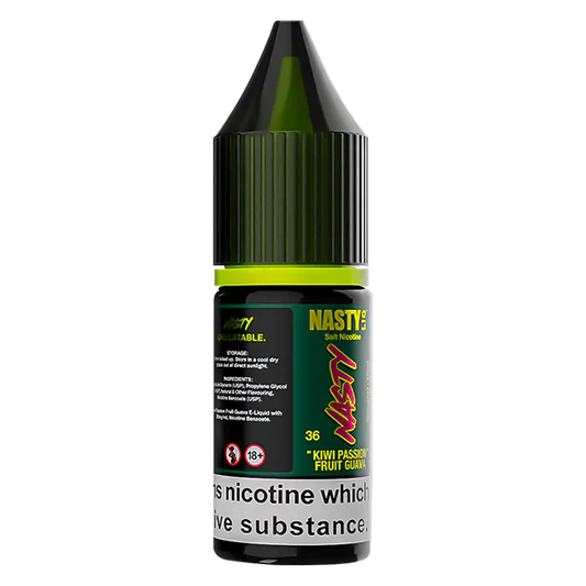 Nasty E-Liquid - Kiwi Passion Guava - 10mg