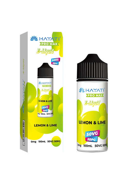 Hayati 50/50 E-Liquid - Lemon Lime