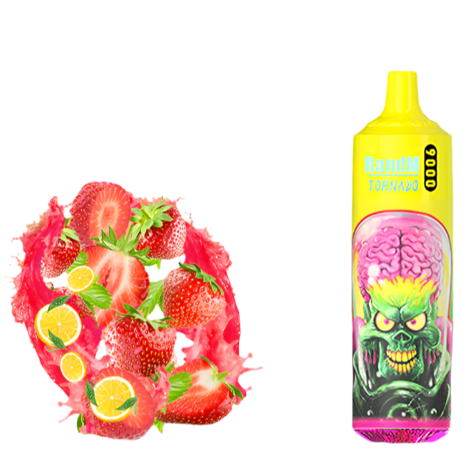 RandM Tornado 9000 Puffs Disposable Vape-Strawberry Lemonade