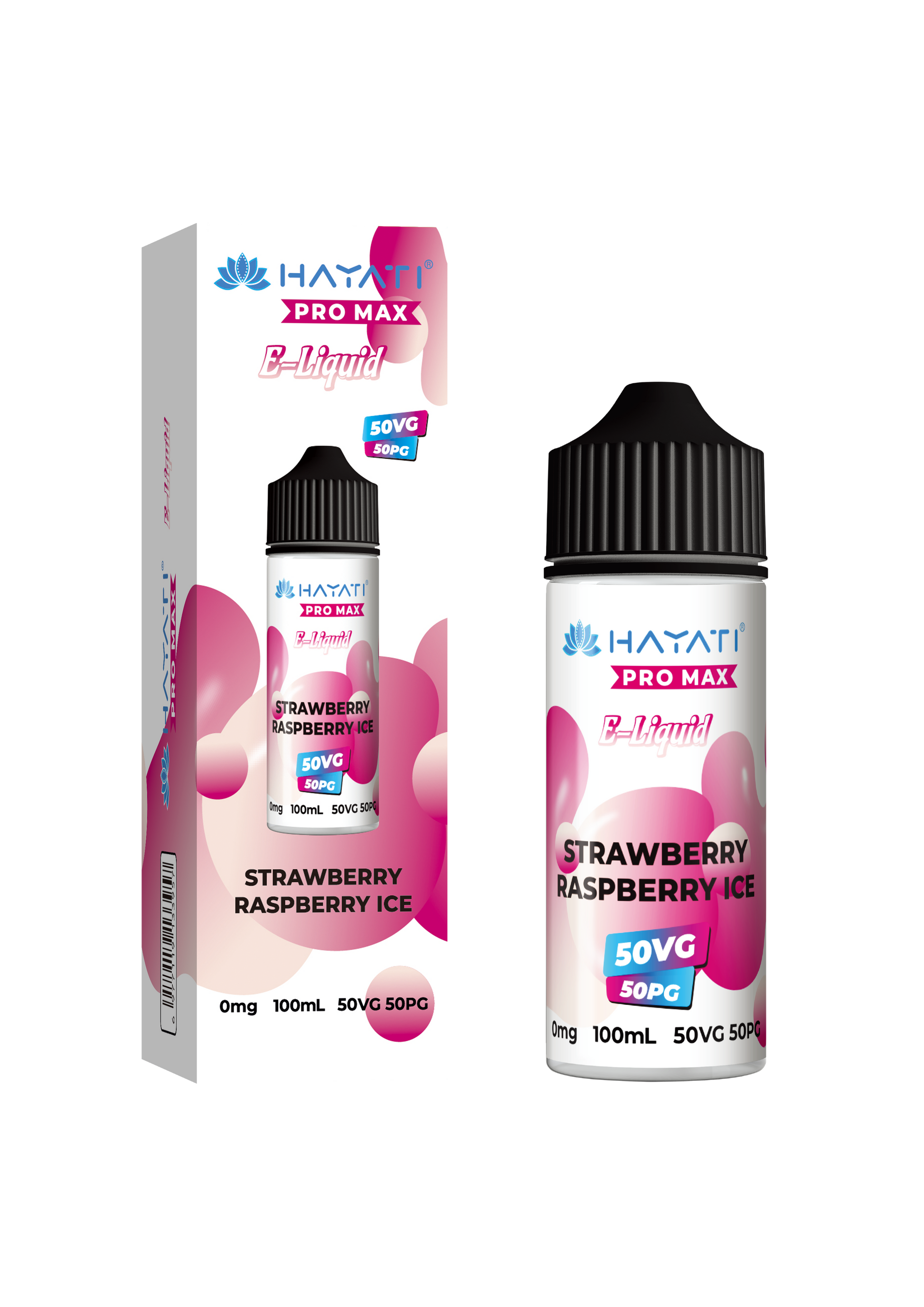 Hayati 50/50 E-Liquid - Strawberry Raspberry Ice