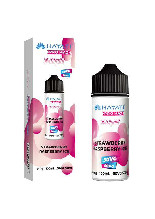 Hayati 50/50 E-Liquid - Strawberry Raspberry Ice