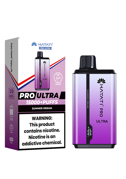 Hayati Pro Ultra 15000 Puffs Disposable Vape-Summer Dream