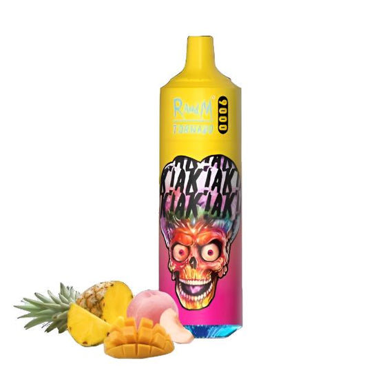 RandM Tornado 9000 Puffs Disposable Vape-Peach Mango Pineapple