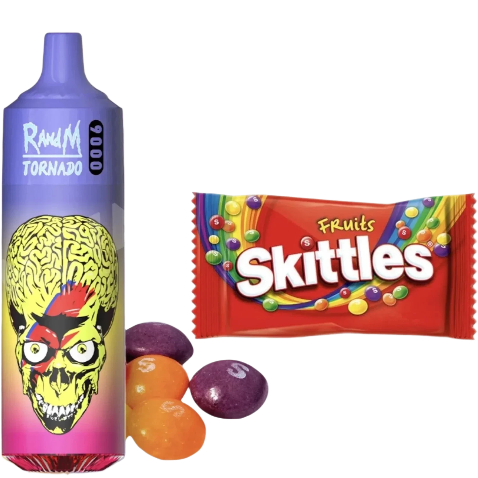 RandM Tornado 9000 Puffs Disposable Vape-Skittles