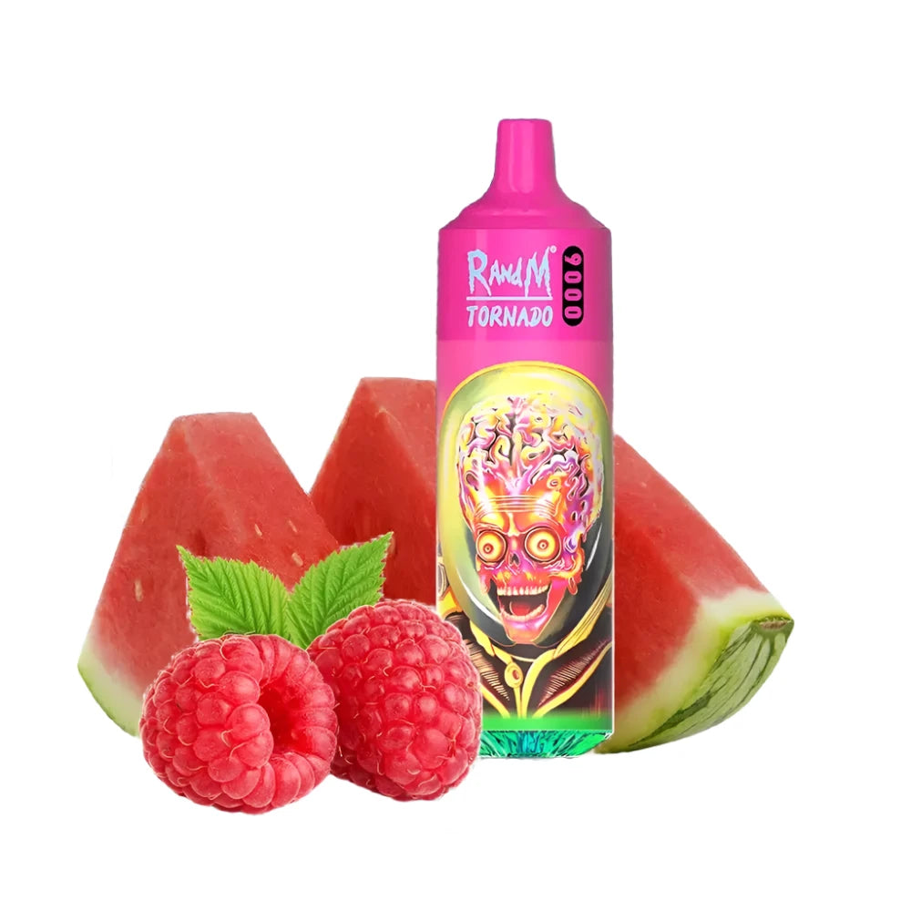 RandM Tornado 9000 Puffs Disposable Vape-Raspberry Watermelon